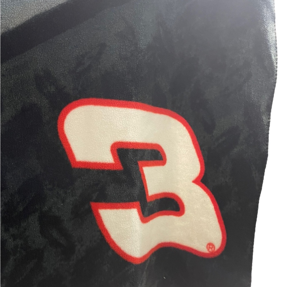 NASCAR Dale Earnhardt #3 Racing Y2K Fleece Blanket Double Sided 58x51 - Picture 4 of 7
